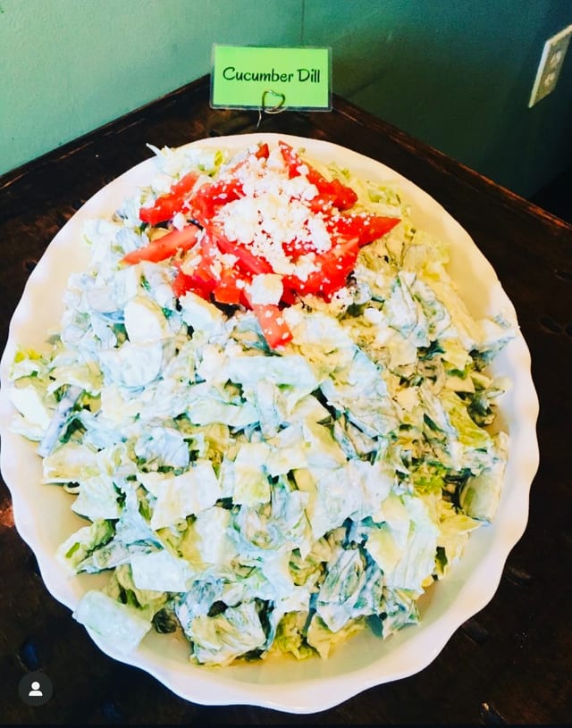 Tzatziki Cucumber Tray.