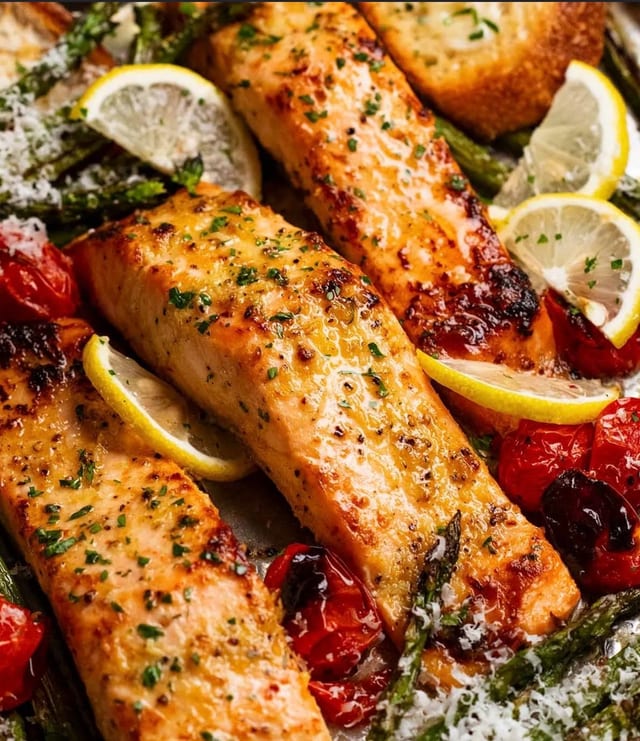 Oven-Baked Salmon Package.
