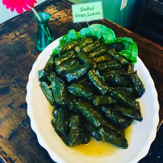Lebanese Grape Leaves Tray - O