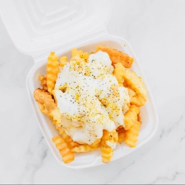 Garlic Lemon Pepper Fries.