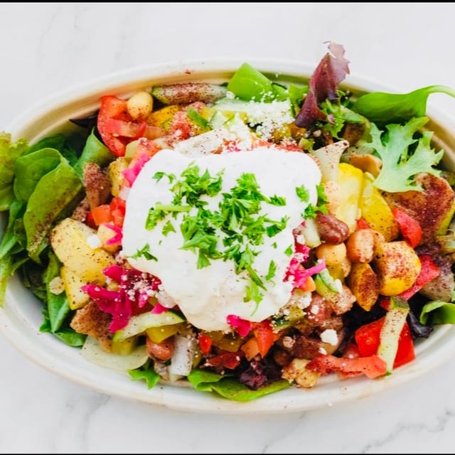 Mixed Greens Salad.